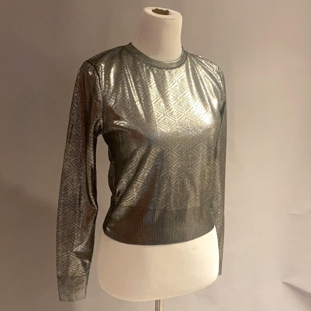 Silver filigree top size M